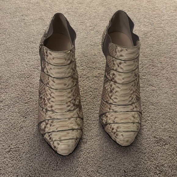 Christian Louboutin python slip on booties - Picture 2 of 5